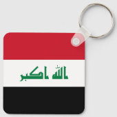 Vlag van Irak Sleutelhanger (Achterkant)