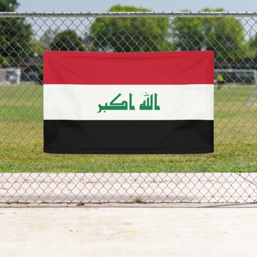 Vlag van Irak Spandoek (Insitu)