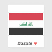 Vlag van Irak Sticker (Vel)