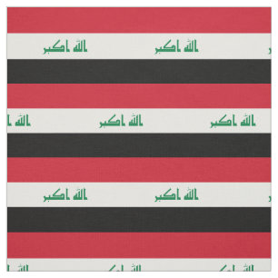 Vlag van Irak Stof