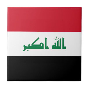 Vlag van Irak Tegeltje