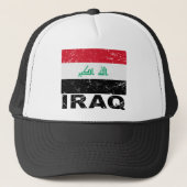  vlag van Irak Trucker Pet (Voorkant)