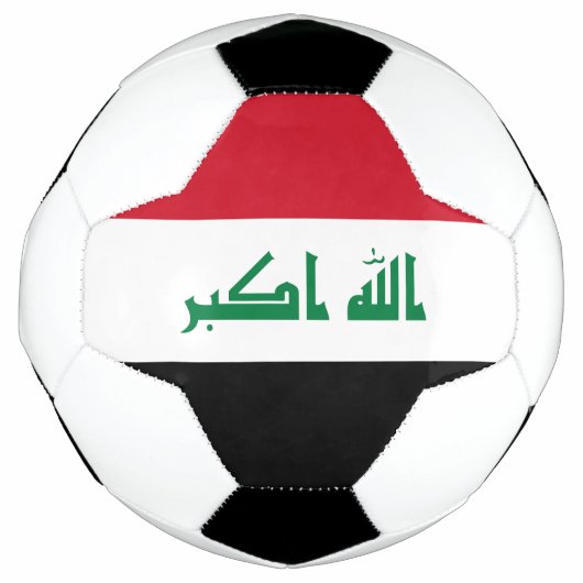 Vlag van Irak Voetbal (Voorkant)