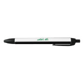 Vlag van Irak Zwarte Inkt Pen (Bodem)