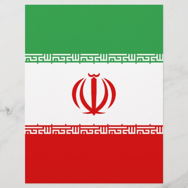 Vlag van Iran (Voorkant)