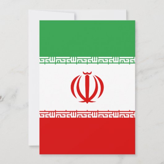 Vlag van Iran (Voorkant)