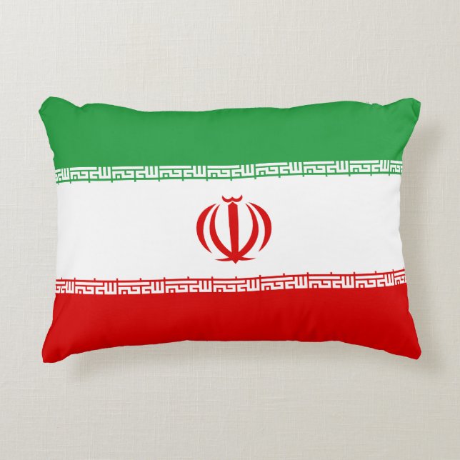Vlag van Iran Accent Kussen (Voorkant)