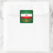 Vlag van Iran Apparel Vierkante Sticker (Tas)