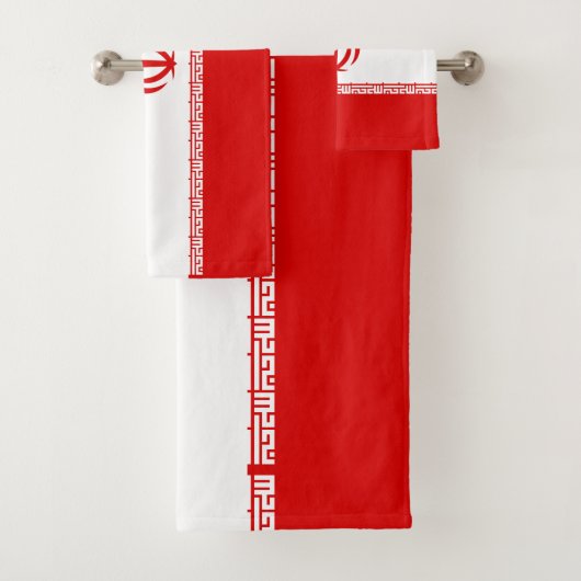 Vlag van Iran Bad Handdoek (Insitu)