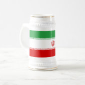 Vlag van Iran Bierpul (Voorkant links)