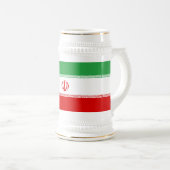 Vlag van Iran Bierpul (Voorkant rechts)