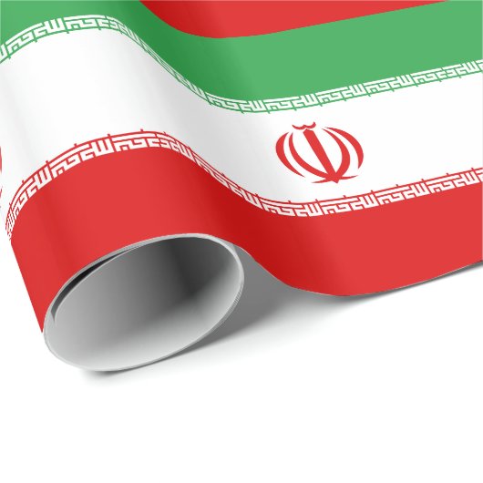 Vlag van Iran Cadeaupapier (Rol Hoek)