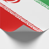 Vlag van Iran Cadeaupapier (Hoek)