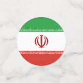 Vlag van Iran Confetti (Kleine voorkant)