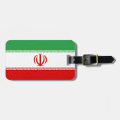 Vlag van Iran Easy ID Personal Bagagelabel (Voorkant horizontaal)