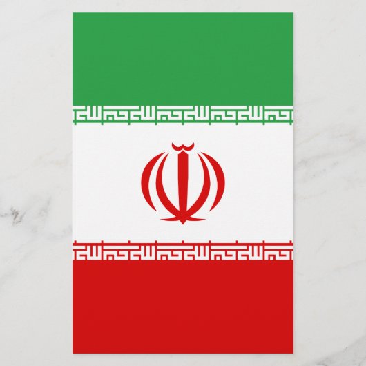 Vlag van Iran Flyer (Voorkant)