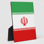 Vlag van Iran Fotoplaat (Zijkant)