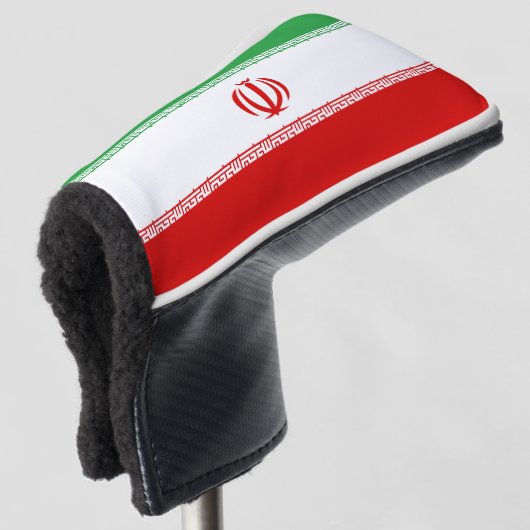 Vlag van Iran Golfheadcover (3/4 voorkant)
