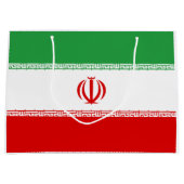 Vlag van Iran Groot Cadeauzakje (Voorkant)