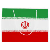 Vlag van Iran Groot Cadeauzakje (Achterkant)
