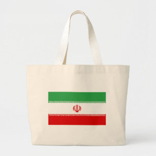 Vlag van Iran Grote Tote Bag