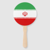 Vlag van Iran Handwaaier (Achterkant)
