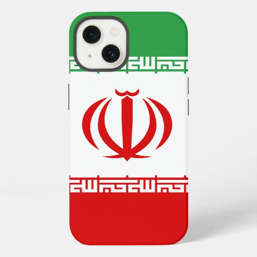 Vlag van Iran iPhone Hoesje (Achterkant)