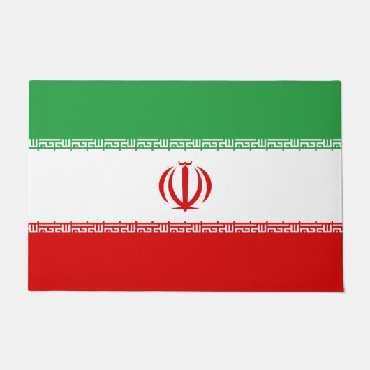 Vlag van Iran (Iran) (Perzisch) Deurmat (Voorkant)