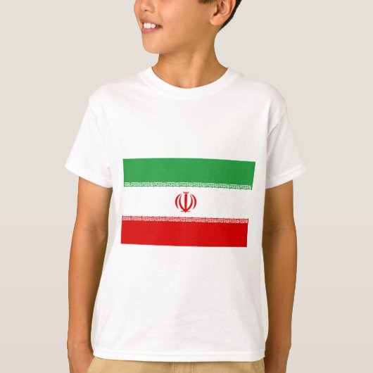 Vlag van Iran (Iran) (Perzisch) T-shirt (Voorkant)