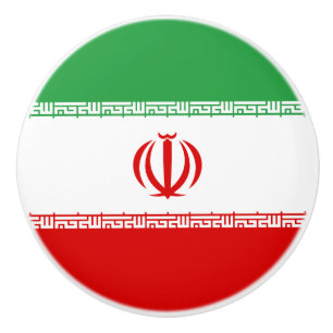 Vlag van Iran Keramische Knop