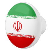 Vlag van Iran Keramische Knop (Rechts)