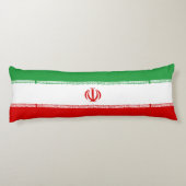 Vlag van Iran Lichaamskussen (Achterkant)