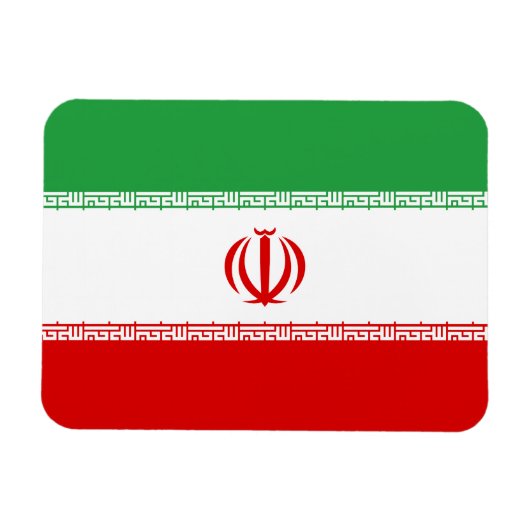Vlag van Iran Magneet (Horizontaal)