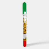 Vlag van Iran met het embleem van de Islamitische  Case-Mate iPhone Case (Achterkant / Links)