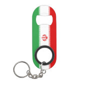 Vlag van Iran Mini Flessenopener (Voorkant)