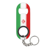 Vlag van Iran Mini Flessenopener (Achterkant)