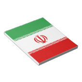 Vlag van Iran Notitieblok (Schuin)