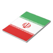 Vlag van Iran Notitieblok (Linkerzijde)