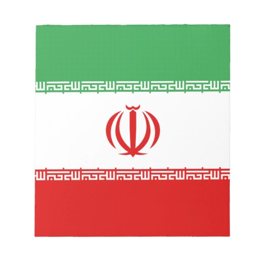 Vlag van Iran Notitieblok (Voorkant)