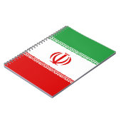 Vlag van Iran Notitieboek (Linkerzijde)