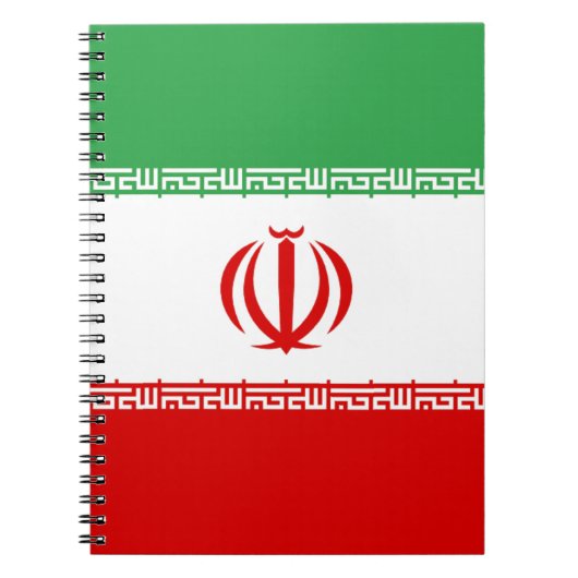 Vlag van Iran Notitieboek (Voorkant)