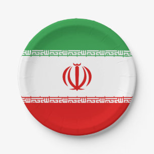 Vlag van Iran Papieren Bordje