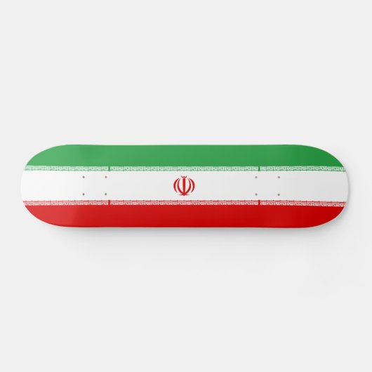 Vlag van Iran Persoonlijk Skateboard (Horizontaal)