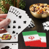 Vlag van Iran Pokerkaarten (Insitu)