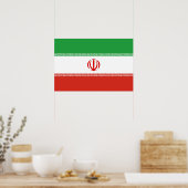 Vlag van Iran Poster (Keuken)