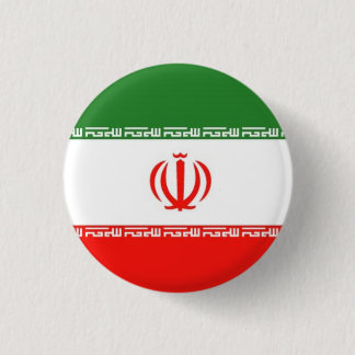 vlag van iran ronde button 3,2 cm
