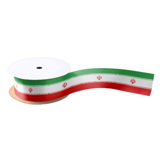 Vlag van Iran Satijnen Lint (Spoel)