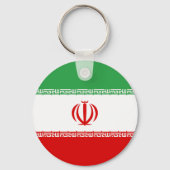 Vlag van Iran Sleutelhanger (Voorkant)