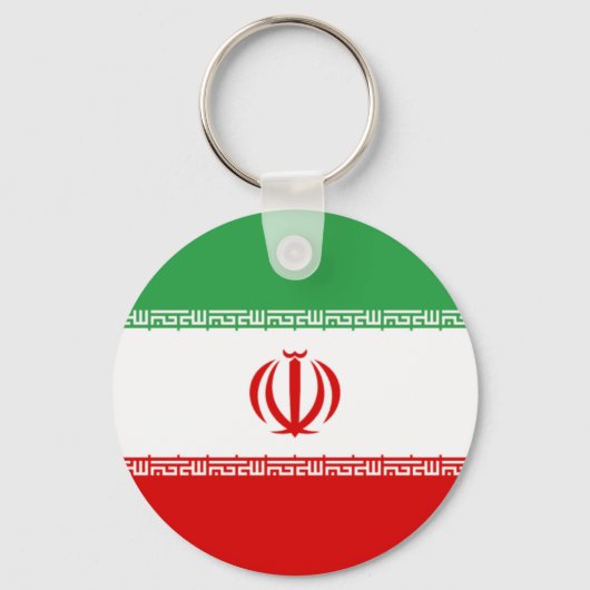Vlag van Iran Sleutelhanger (Voorkant)