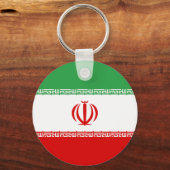 Vlag van Iran Sleutelhanger (Voorkant)